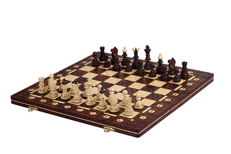 Houten schaakspel Junior