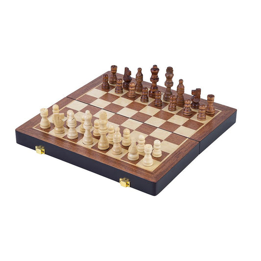 Schaakspel van hout Engelhart 30cm x 30cm