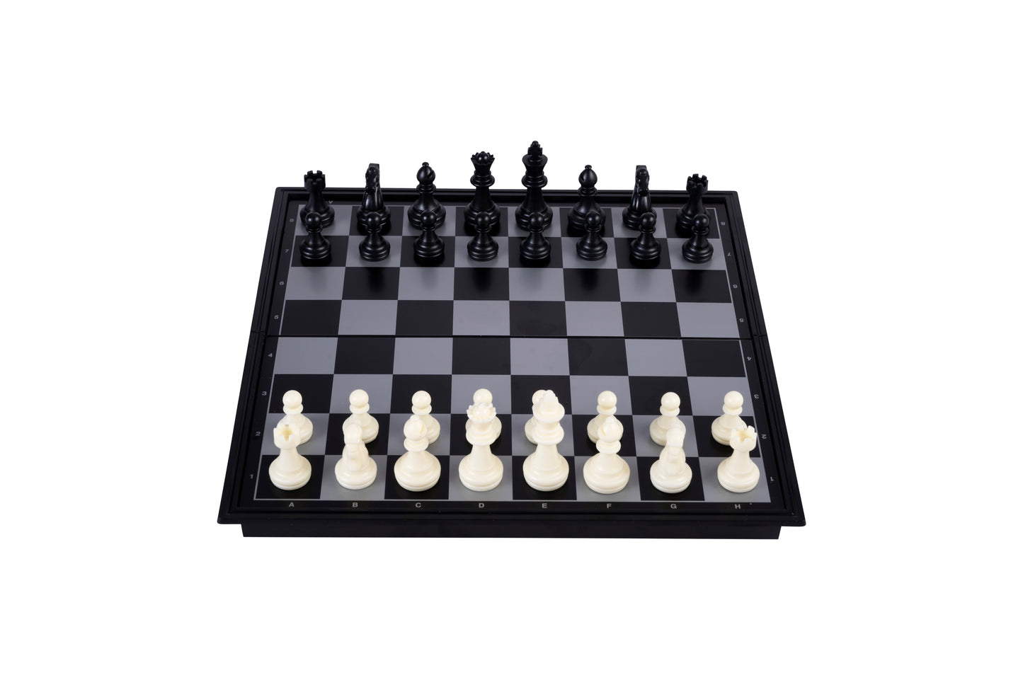 Magnetisch Schaakspel en Backgammonspel in één 25x25cm