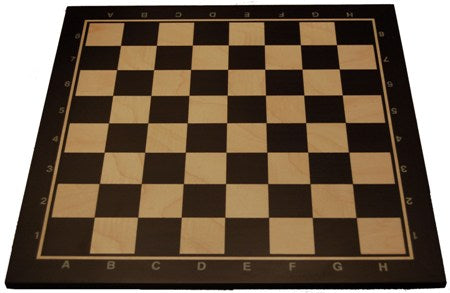 Schaakbord nr5. veld zwart en wit met coordinaten